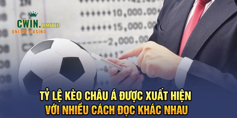 Tỷ lệ kèo Châu Á được xuất hiện với nhiều cách đọc khác nhau